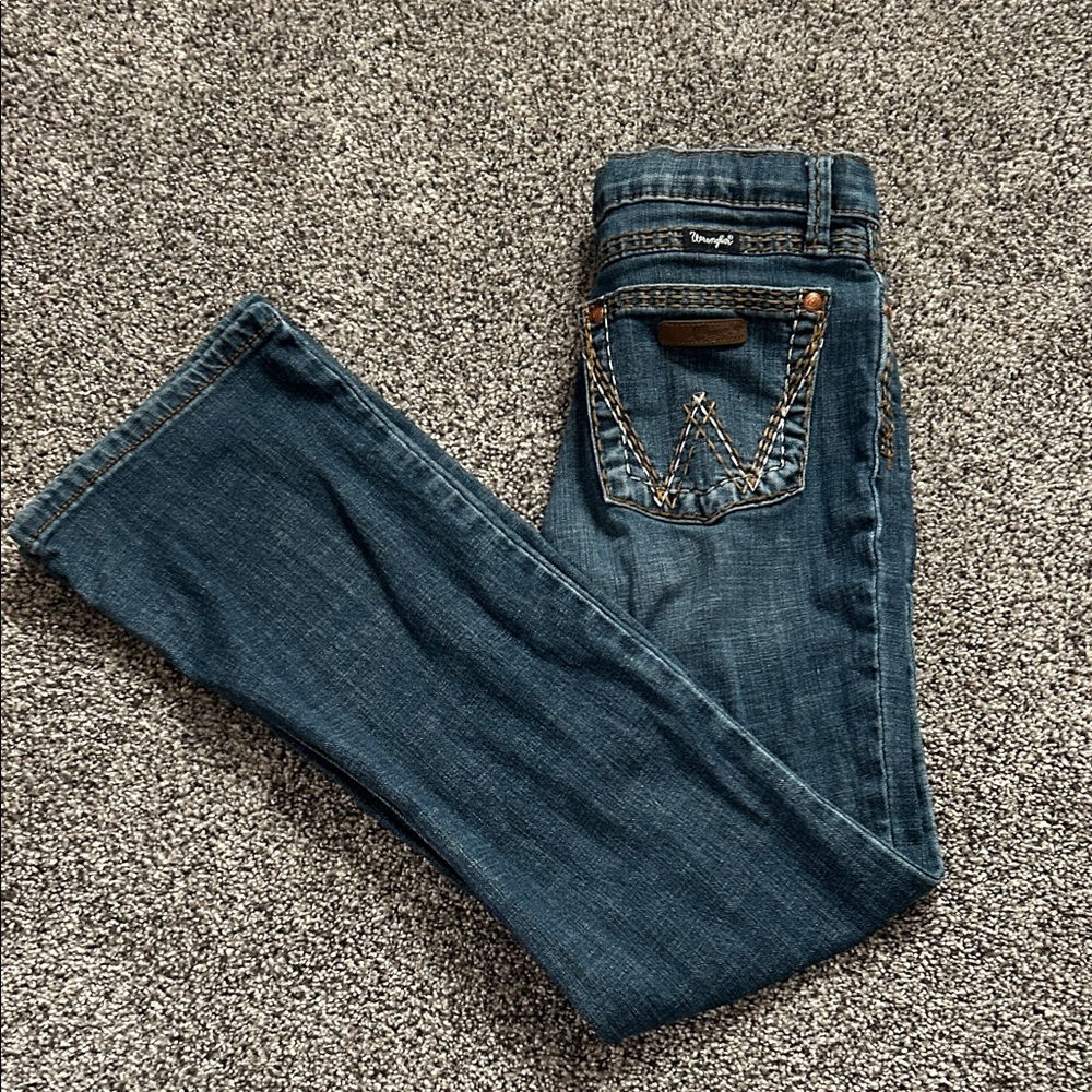 Wrangler Women's Dark Blue Boot Cut Jeans